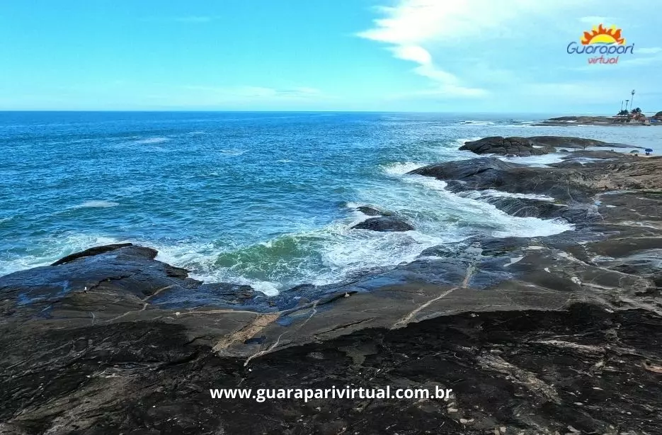 Costão rochoso, Centro de Guarapari - ES